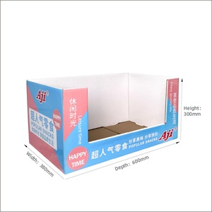 Supermarket Custom Sam's & WM Cardboard PDQ Pallet Display POP Counter Top Paper Tray Display Stackable Cardboard Display Box - Product Image 2