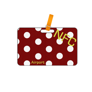 Venta caliente Etiquetas de equipaje NFC Reclamo de equipaje Tarjeta de boleto RFID Travel NFC Enabled Tarjeta de etiqueta de equipaje - Product Image 3