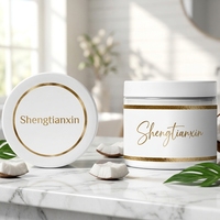 Étiquette autocollante ronde en vinyle imperméable avec logo personnalisé, estampage à chaud, feuille d'or, pour pot cosmétique et soins de la peau