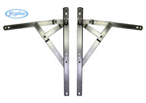 Fermo a Frizione in Acciaio Inox 304 per Finestre in Alluminio, 12 Pollici, Spessore 2mm, Scanalatura Rotonda a 4 Barre - Product Image 2