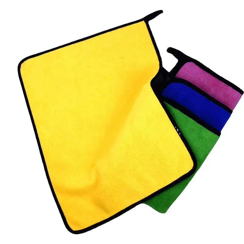 High quality absorbent microfiber car seat window cleaning detailing towel for promotion