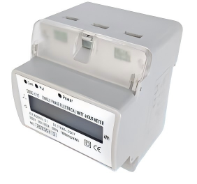 Compteur d'énergie intelligent monophasé 4P sur rail DIN RS485 kWh - Product Image 2