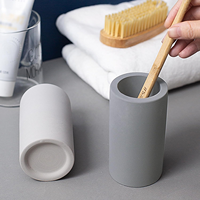 Séchage rapide porte-brosse à dents pierre de séchage brosse à dents électrique et porte-dentifrice tasse diatomite brosse à dents organisateur