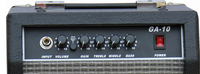 Kualitas tinggi gitar listrik AMP GA-10 10W Amplifier gitar listrik hitam