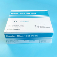 Kit de test Bowie-Dick, indicateur chimique pour la vapeur