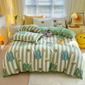 <span class=keywords><strong>Copripiumino</strong></span> per casa King Size stampato floreale con Logo personalizzato in <span class=keywords><strong>cotone</strong></span> 100% - Product Image 2