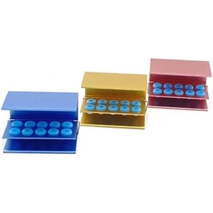Bloque Porta Fresas Dentales de 10 Orificios con Soporte de Silicona Autoclavable - Product Image 2