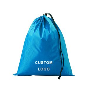 Bolsa Deportiva Impermeable con Cordón Ajustable, 40x34cm, de Nailon, Ligera, para Gimnasio, Piscina, Playa, Escuela, Senderismo, Personalizable con Logotipo, al por Mayor - Product Image 3