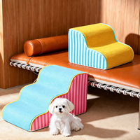 Großhandel Waschbare Hundetreppe Haustierstufen für Bett Sofa Rutschfeste Schaumstofframpe mit Abnehmbarem Bezug für Hunde Katzen Welpen