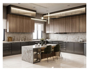 A multi laca do armazenamento ou o projeto moderno do revestimento derrubam o canto mágico para o estilo moderno da mobília do armário de cozinha - Product Image 4