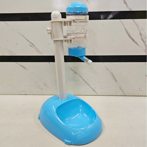 PetDoctor Pole Style Pet <b>Water</b> <b>Drinker</b> Adjustable Height Cat Dog Feeder Single Bowl - Product Image 3