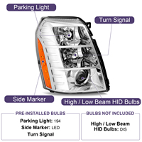 High Quality Headlights Wholesale for 2007-2014 Cadillac Escalade Headlight Manufacturer