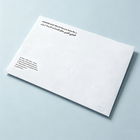 Carpeta de Archivo de Papel Kraft Blanco al por Mayor y Bolsas para Documentos con Logotipo Personalizado, Tamaño A4, Bolsas de Archivo