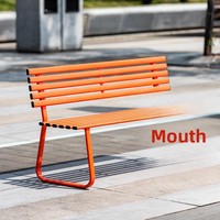 Banc d'extérieur en fer de style européen Cyber Celebre Card, chaise de parc à double siège, tabouret long pour cour et café, origine Chine