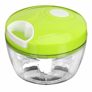 Petit hachoir <span class=keywords><strong>manuel</strong></span> pour la cuisine, hachoir <span class=keywords><strong>à</strong></span> ail en plastique et en acier, coupe-légumes, fabricant de boulettes, outils pour fruits et légumes - Product Image 5