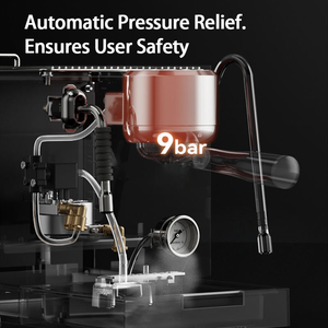 Vente à chaud Machine à café expresso professionnelle à 9 bars Système de double chaudière électrique en acier inoxydable pour les hôtels à l'extérieur - Product Image 4