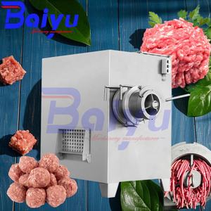 Broyeur de <span class=keywords><strong>viande</strong></span> entièrement automatique 250 kg pour <span class=keywords><strong>viande</strong></span> congelée et fraîche, adapté pour broyer la <span class=keywords><strong>viande</strong></span> de poulet, d'<span class=keywords><strong>autruche</strong></span> et de canard pour aliments pour animaux de compagnie - Product Image 2