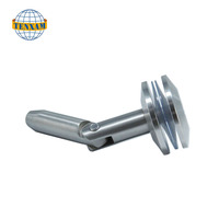 Support d'auvent en verre en acier inoxydable massif pour porte d'entrée moderne, raccord d'auvent en verre pour escalier et mur