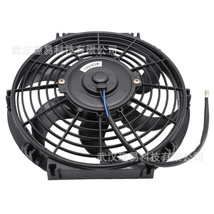 พัดลมคอนเดนเซอร์ใบพัดโค้ง 6 ใบ ขนาด 10 นิ้ว 12V 80W สำหรับอุปกรณ์ทำความเย็น ปรับแต่งรถยนต์ - Product Image 5