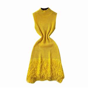 Vestido Midi Casual de Verano Y2K, Ajustado, Tejido Delgado, Transpirable, Sostenible, Lavable, Antiarrugas, Sin Mangas, con Encaje, para Fiesta - Product Image 5