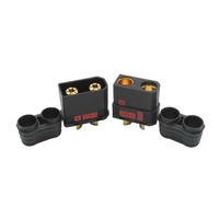 Conector Antichispas QS8-S 130A de Alta Corriente, 500V CC, IP5X, Enchufe QS para Vehículos Eléctricos, Drones y Baterías de Aeromodelismo