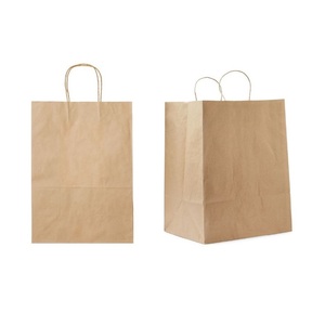 Bolsas de Papel de Lujo Marrones con Asas, Diseño Único, Originales, Duraderas y de Lujo - Product Image 1