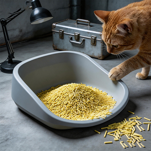 Natürliche Pflanzliche Tofu-Katzenstreu Superabsorbierende Klumpende Formel Staubarm Spülbar Biologisch Abbaubar Umweltfreundlich - Product Image 1