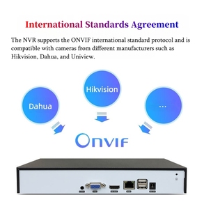 Enregistreur vidéo réseau POE 4K 16 canaux de haute qualité avec XMEYE NVR pour système de surveillance vidéo de sécurité domestique et commerciale - Product Image 6