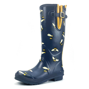 <span class=keywords><strong>Botas</strong></span> impermeables con estampado para <span class=keywords><strong>mujer</strong></span>, <span class=keywords><strong>botas</strong></span> <span class=keywords><strong>altas</strong></span> impermeables para caminar, nieve y lluvia - Product Image 1