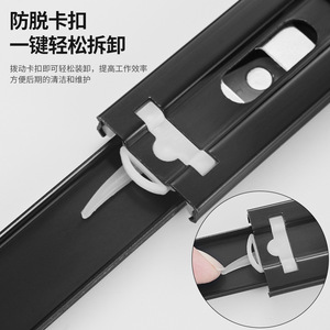 4512 Rebound Drawer <b>Slide</b> Rail 1.8mm Thick Cold Rolled Steel Damping Buffer Soft Closing Cabinet Hardware - Product Image 2