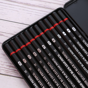 2h-8b phác thảo 12 bộ của các nhà sản xuất sơn trực tiếp sơn bút chì bằng gỗ - Product Image 6