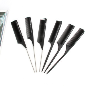 Peine de fibra de carbono Tony de dientes anchos, tijeras para cabello, peine de peluquería doméstico de plástico resistente al calor, material de fibra de carbono - Product Image 1