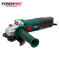 Meuleuse d'angle professionnelle industrielle 1200W avec interrupteur à glissière et disque de meulage de 125 mm pour le ponçage, la découpe, le meulage et le polissage