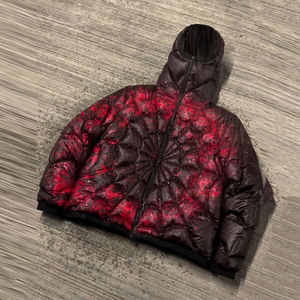 Doudoune d'hiver chaude en duvet d'oie pour homme, style canadien, parka coupe-vent tendance avec capuche en fourrure - Product Image 1