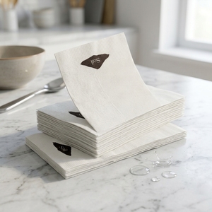 Serviettes <span class=keywords><strong>de</strong></span> <span class=keywords><strong>table</strong></span> publicitaires personnalisées avec logo 1/8, en <span class=keywords><strong>papier</strong></span> et bois naturel, pour restaurants, serviettes à 1/8 <span class=keywords><strong>de</strong></span> prix réduit - Product Image 5