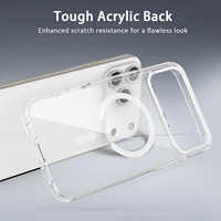 Housse anti-poussière transparente Crystal Clear Hybric Phone Cover pour iPhone 17 16 15 14 Air Pro Max