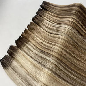 Extension per <span class=keywords><strong>Capelli</strong></span> 2026 Haiyi Genius Weft, <span class=keywords><strong>Biondo</strong></span> Platino, Extension a Trama in <span class=keywords><strong>Capelli</strong></span> Umani da Cucire, Extension a Trama Annodate a Mano per <span class=keywords><strong>Donna</strong></span> - Product Image 1