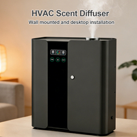 Diffuseur d'ambiance commercial pour hôtel, contrôle par application WIFI, 1000 ml, design en métal texturé, système de climatisation HVAC, sans eau