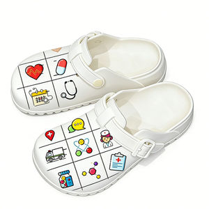 Zoccoli <span class=keywords><strong>da</strong></span> Infermiere Personalizzati, Scarpe Mediche Leggere, Zoccoli Casual Impermeabili - Product Image 4