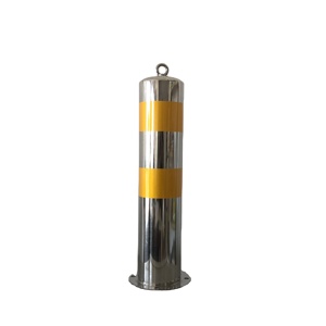 Stainless Steel Traffic Delineator Post, Lalu Lintas Trotoar, Penghalang Parkir Post