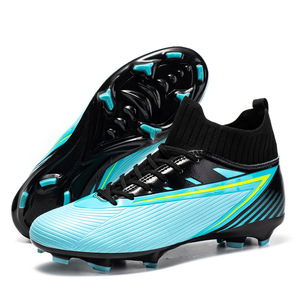 Chaussures de football haut de gamme professionnelles pour hommes et enfants transfrontalières pour les crampons Falcon de la Coupe du monde pour l'entraînement hivernal Football spécial - Product Image 2