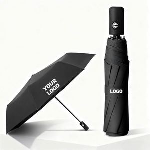 Promotion Business Logo Printed <b>Folded</b> Automatic 2025 Three <b>Fold</b> Umbrella Custom Promotional Gifts - Product Image 1
