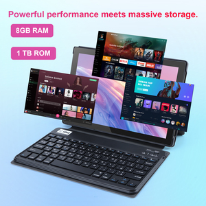 C idea Factory 10.1 Inch 8G+1TB 1280x800ips 10000mah Android 15 <b>Tablet</b> with Keyboard Adult Black Use for Business <b>Tablet</b> PC Pen - Product Image 5