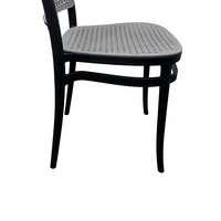 Chaise de salle à manger empilable légère et moderne, colorée, de style européen, imperméable, à dossier haut, en plastique, pour la maison, le bureau et la cuisine