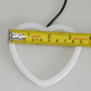 อุปกรณ์ตกแต่งรถยนต์ ไฟเลี้ยว 12v ไฟหน้ารถยนต์ ควบคุมผ่านแอพ ไฟ LED ตกแต่งรูปหัวใจ แองเจิลอาย ฮาโล ไล่ตาม - Product Image 6