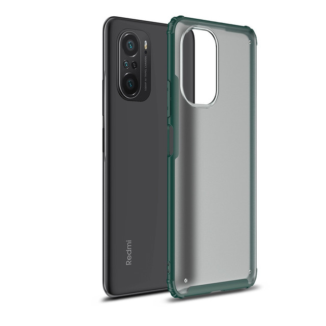 Matte Translucent Shockproof Soft TPU + Hard PC Phone Case for Redmi Note 9/10/11/12 Pro 5G Armor Mobile