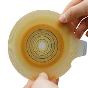 Profesyonel iyi yapışkanlı cilt bariyeri iki parçalı sistem ostomi çantası hidrokolloid gofret ostomi kılıfı flanş kolostomi torbaları - Product Image 6