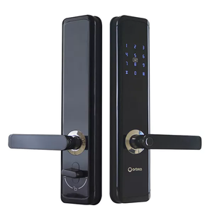 Orbita-cerradura electrónica para puerta con plataforma <span class=keywords><strong>Icloud</strong></span>, bloqueo de puerta de alta calidad con aplicación de Color negro, desbloqueo remoto por huella dactilar - Product Image 5