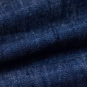 Tissu en lin pur de haute qualité, doux pour la peau, ressemblant à du denim, lin français biologique naturel, 212 g/m², 53 pouces, pour chemises et vêtements - Product Image 2