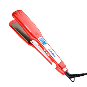 Piastra per capelli in ceramica per riscaldamento rapido elettrico LCD FlatIron per uso domestico - Product Image 6